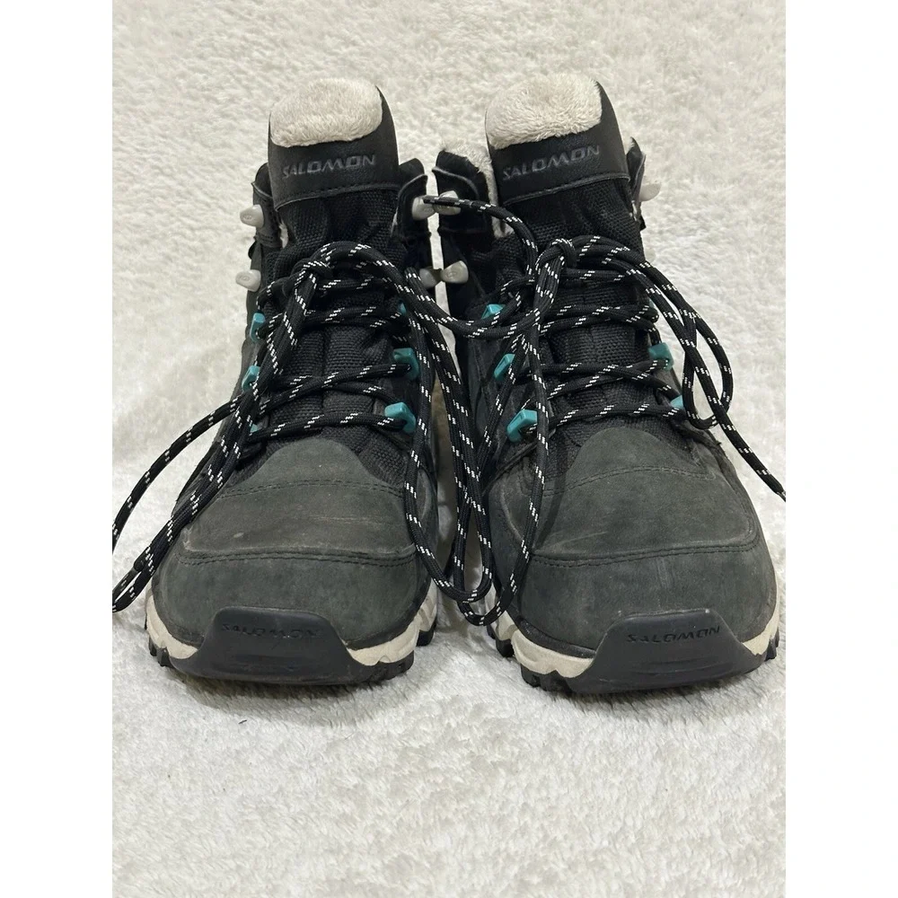 Salomon‎ Rodeo Lined Winter Hiking Boots Women's Size 8 Black